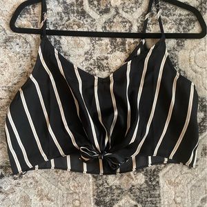 Brand New with Tags Spaghetti Strap Bow Tie Crop Top